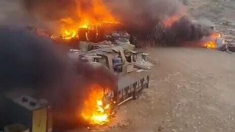 הצתות באזור דיר דיבוואן בבנימין הצתות באזור דיר דיבוואן בבנימין