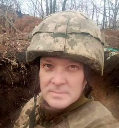 אנדריי קורובסקי במדי הצבא של אוקראינה 