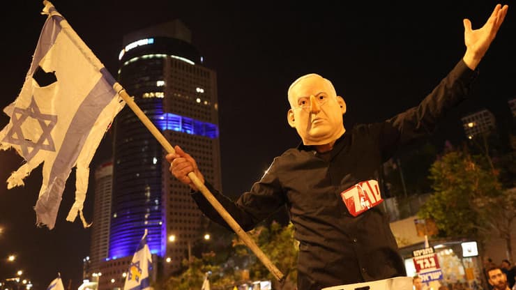 מחאה למען שחרור החטופים בדרך בגין, תל אביב