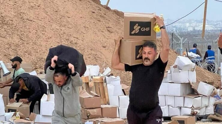 חלוקת סיוע הומניטרי ברצועת עזה על ידי GHF