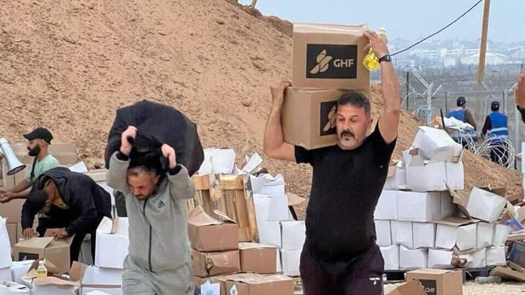 חלוקת סיוע הומניטרי ברצועת עזה על ידי GHF