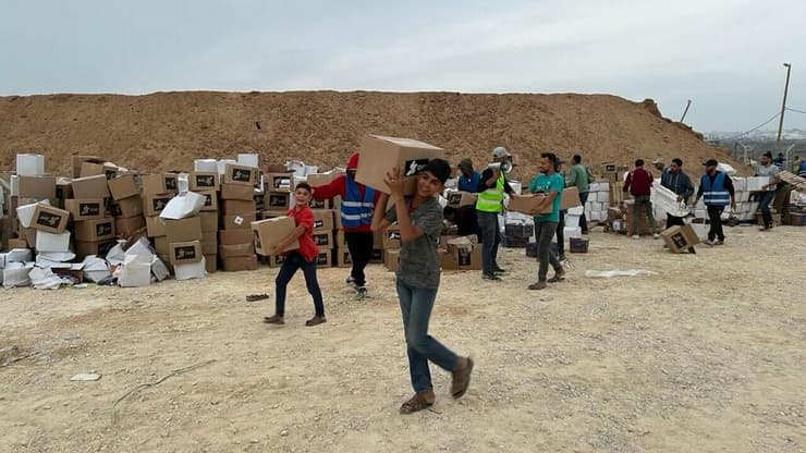 חלוקת סיוע הומניטרי ברצועת עזה על ידי GHF