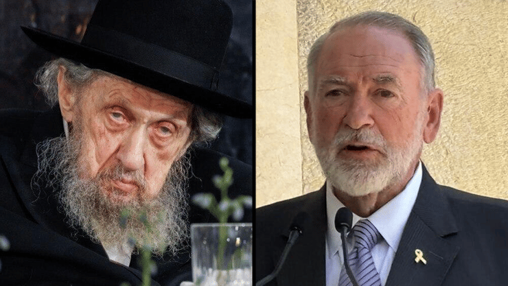  השגריר האקבי והרב לנדו