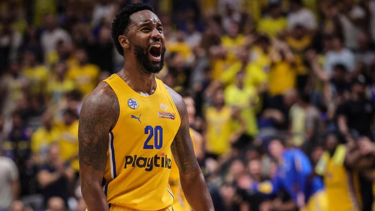 מצפה לחזור לארנה. רנדולף (צילום: עוז מועלם) שחקן מכבי ת"א ליוואי רנדולף