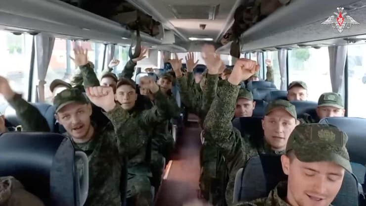 שבויי מלחמה של רוסיה אחרי שחרור במסגרת עסקת שבויים עם אוקראינה