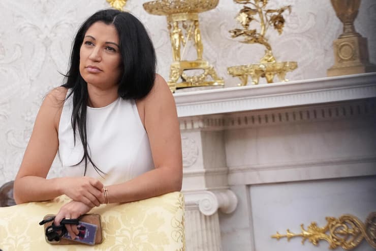 קייטי מילר אשתו של סטיבן מילר סגן ראש הסגל של הבית הלבן ויועצו הבכיר של נשיא ארה"ב טראמפ מאי 2025