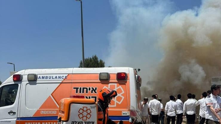 שריפת קוצים בעין כרם