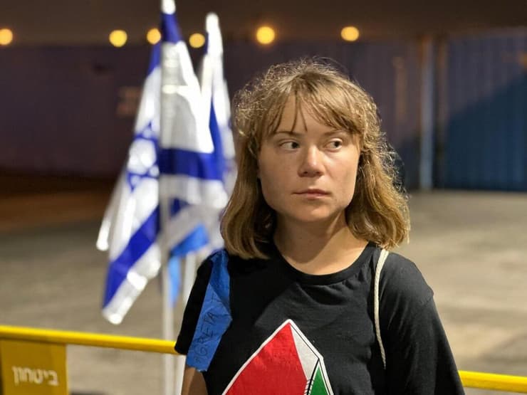  גרטה טונברג בנמל אשדוד