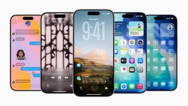 העיצוב החדש של מערכת ההפעלה iOS 26 של אפל