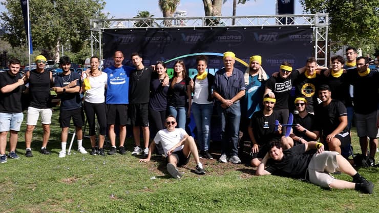 יום ההנדסאי של רשת מכללות אורט | במרכז: יוסי יאשי, מנכ"ל הרשת 