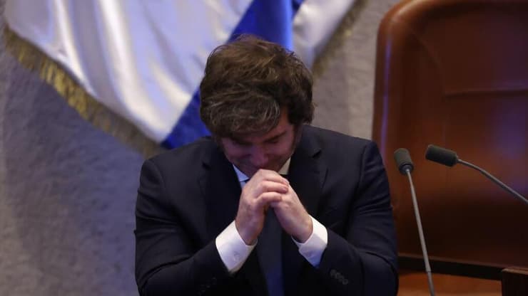 נשיא ארגנטינה חביאר מיליי מבקר בכנסת בירושלים