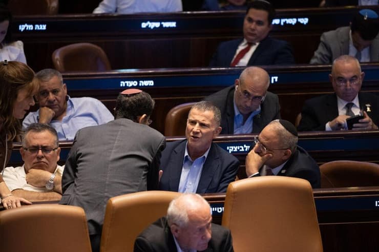 הצבעות להצעת חוק פיזור הכנסת במליאה