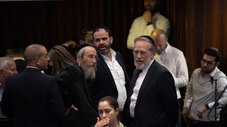 הצבעות להצעת חוק פיזור הכנסת במליאה