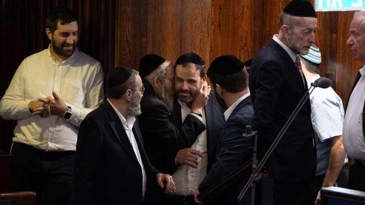 הצבעות להצעת חוק פיזור הכנסת במליאה