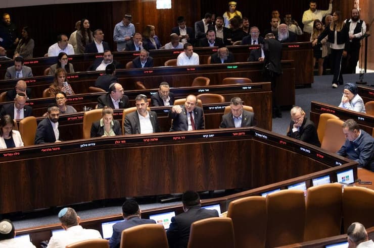 הצבעות להצעת חוק פיזור הכנסת במליאה