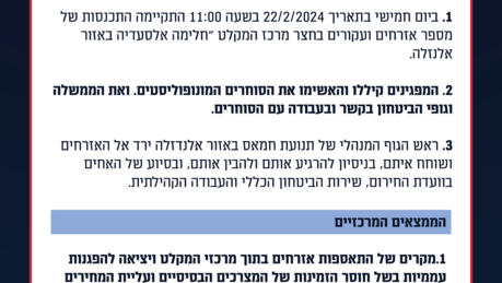  גרפיקות של המסמכים שאותרו ברצועת עזה