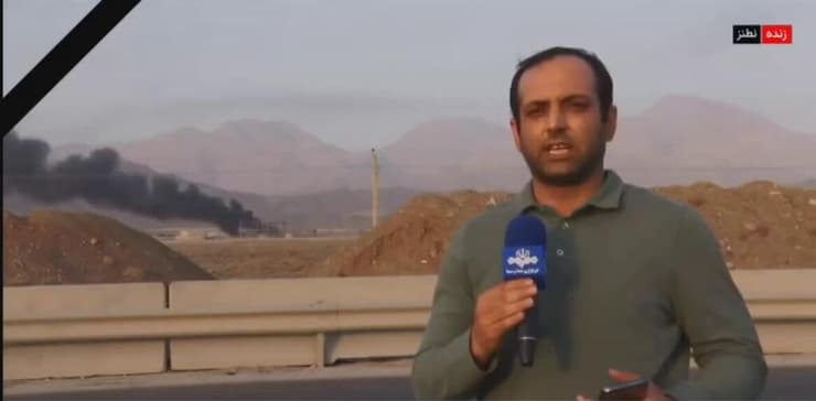 עיתונאי איראני מדווח מהתקיפה בנתנז