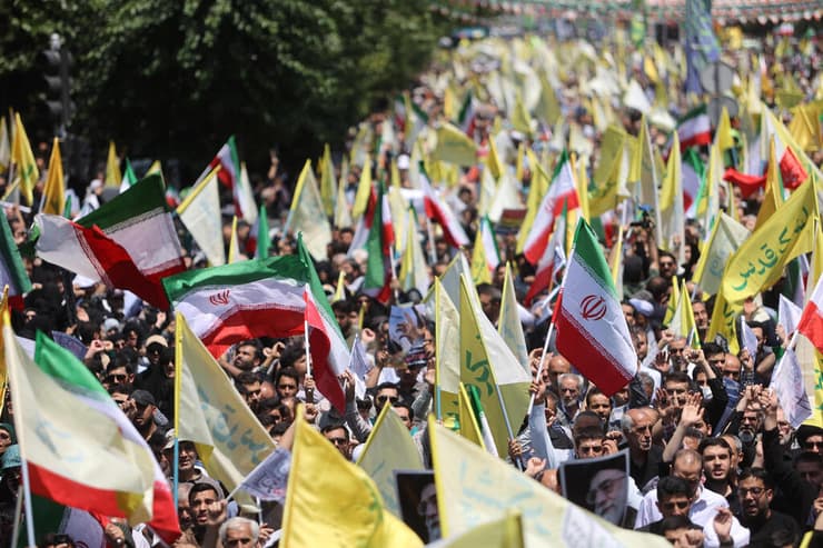 הפגנה אנטי ישראלית בטהרן