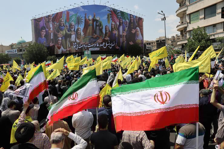 הפגנה אנטי ישראלית בטהרן