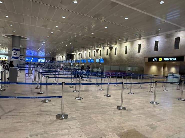שדה התעופה נתב"ג עם תחילת מבצע עם כלביא