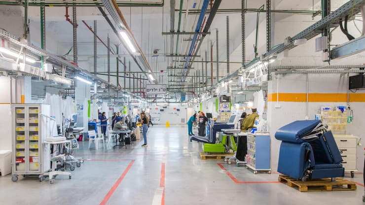 המחלקה התת קרקעית בבית החולים שיבא