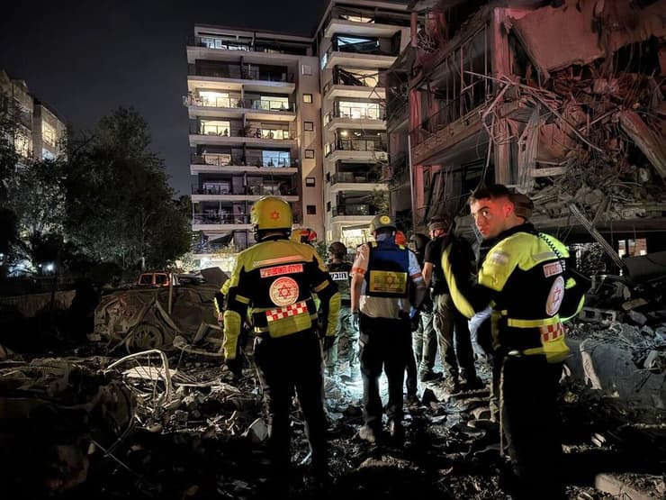   זירת הנפילה ברמת גן 