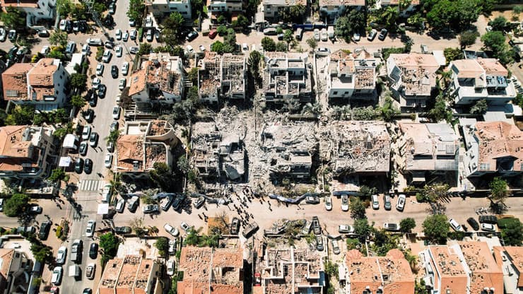 נזקי הפגיעה הישירה בראשון לציון