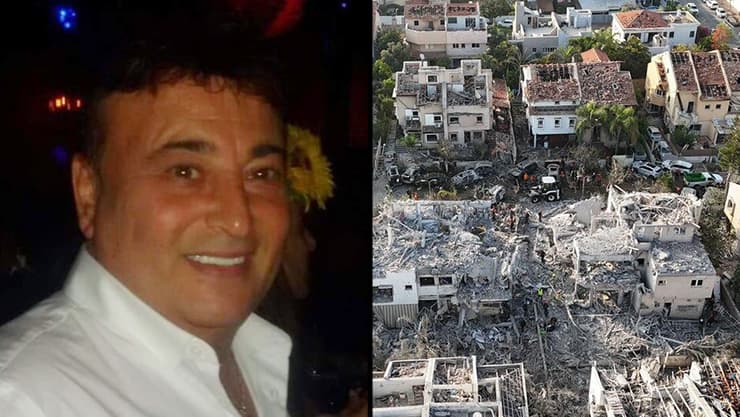 ישראל אלוני ז"ל, והנזק הכבד בראשון לציון. "הדלת של הבית עפה עליו" (צילום: דוברות עיריית ראשון לציון ויחידת הרחפנים של החברה לביטחון וסדר ציבורי) ישראל אלוני