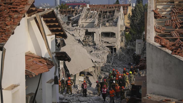 הבתים שנהרסו בפגיעה הקטלנית בראשל"צ