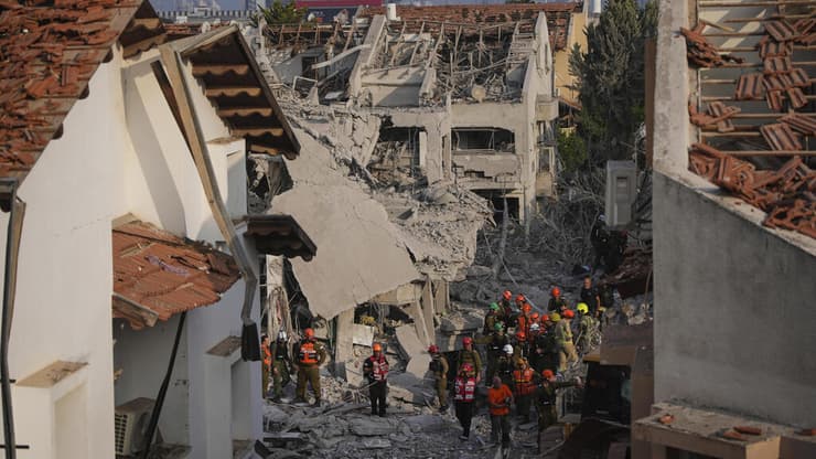 הבתים שנהרסו בפגיעה הקטלנית בראשל"צ