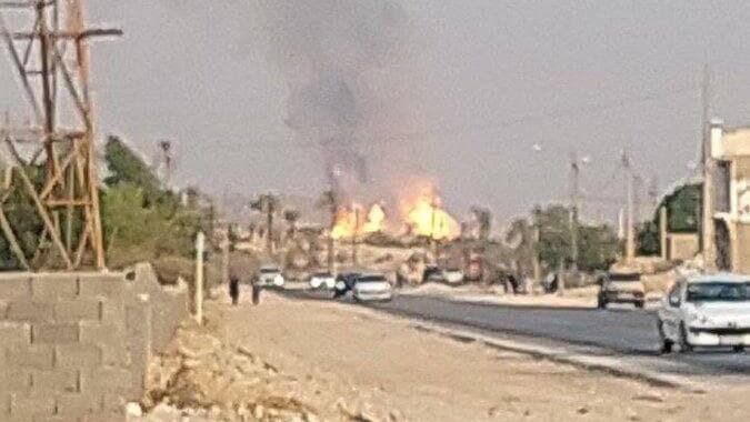 פיצוץ בנמל קנגן, בושהר