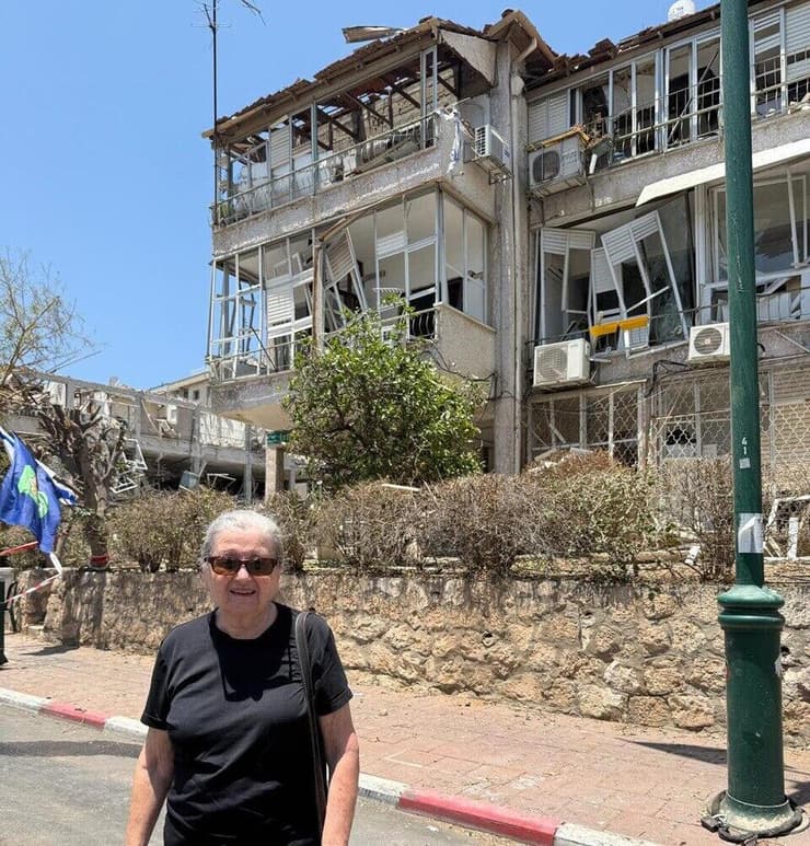 הבוקר לאחר הנפילה ברמת גן