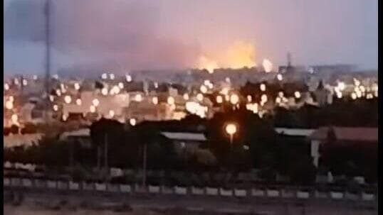 אחד היעדים שהותקפו באיראן הלילה תקיפת חטיבת שריון של משמרות המהפכה בזנג'אן, צפון מערב איראן