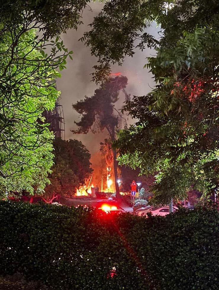 נזקי הנפילה במכון ויצמן, רחובות