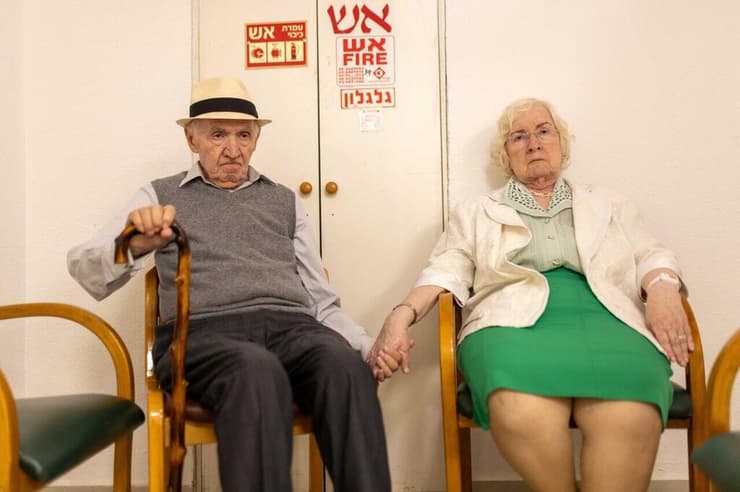 דינה ומיכאל מירון במרחב המוגן