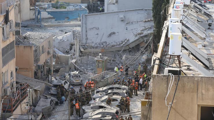 זירת הנפילה בבני ברק