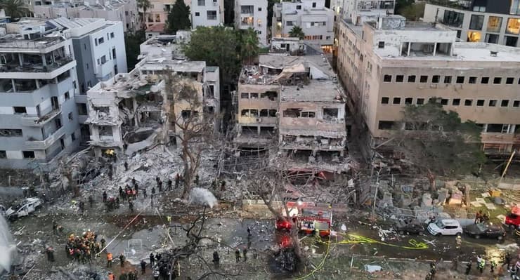 נפילה בתל אביב