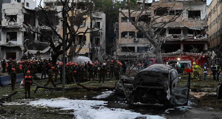 נפילה בתל אביב