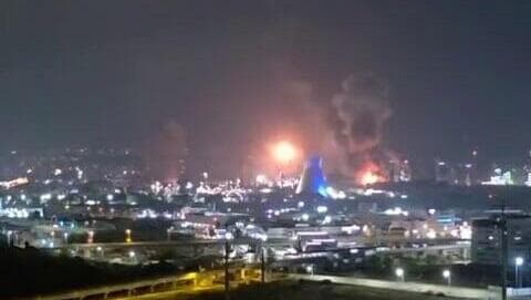 פגיעה ישירה במפעל בז"ן