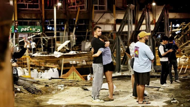 נפילה בתל אביב