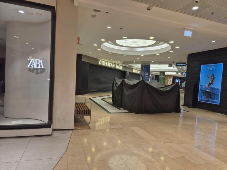 דיזנגוף סנטר מוקדם יותר היום (צילום: מירב קריסטל) דיזנגוף סנטר מוקדם יותר היום