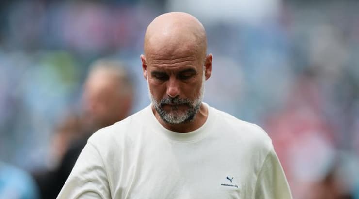 פפ גווארדיולה נראה מדוכדך בסיום (רויטרס) פפ גווארדיולה נראה מדוכדך בסיום