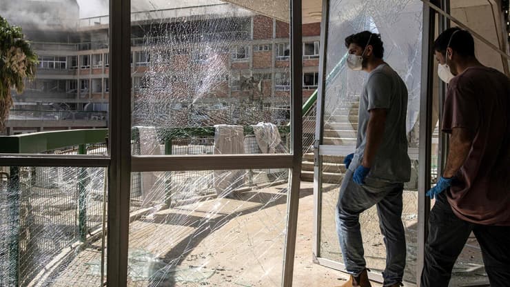 זירת הנפילה בבאר שבע