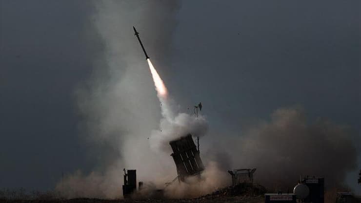 כיפת ברזל ברגעי יירוטי הכטב"מים