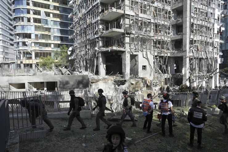 זירת הנפילה ברמת גן