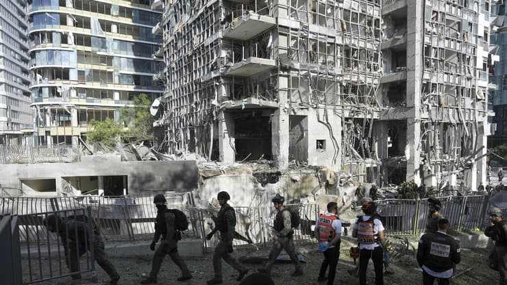 זירת הנפילה ברמת גן