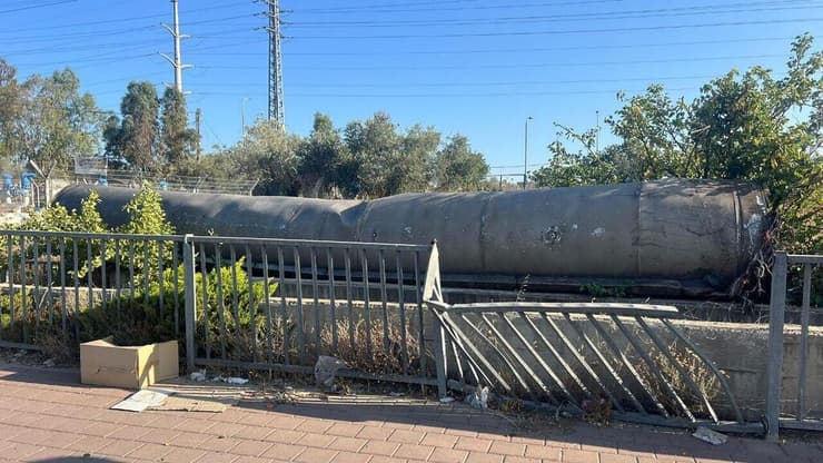 נפילת יירוט באריאל