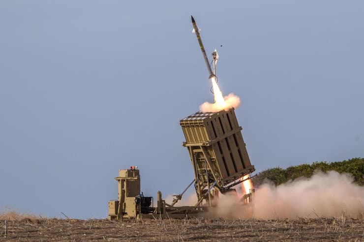 כיפת ברזל ברגעי יירוטי הכטב"מים
