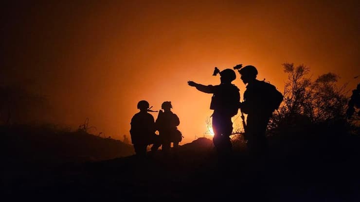 תיעוד מפעילות חטיבה 646 בצפון רצועת עזה