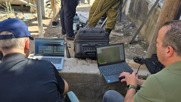 מתוך הניסוי שבוצע על המערכת בזירת הנפילה במרכז